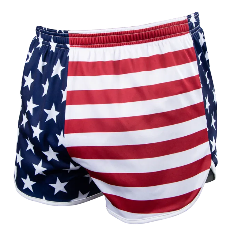 Running Shorts | Red White & Blue