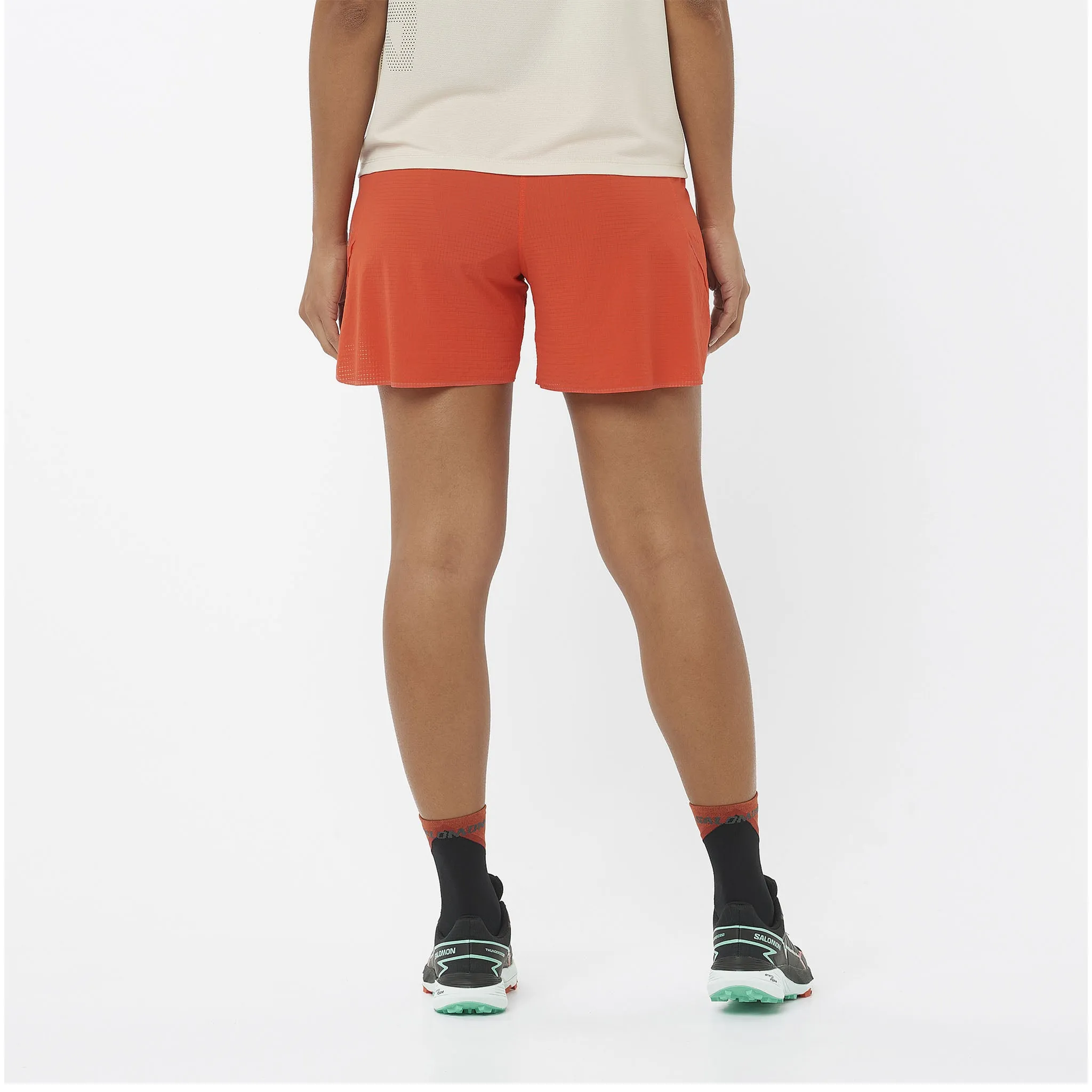 Salomon | Women's Sense Aero 5" Shorts - Cherry Tomato