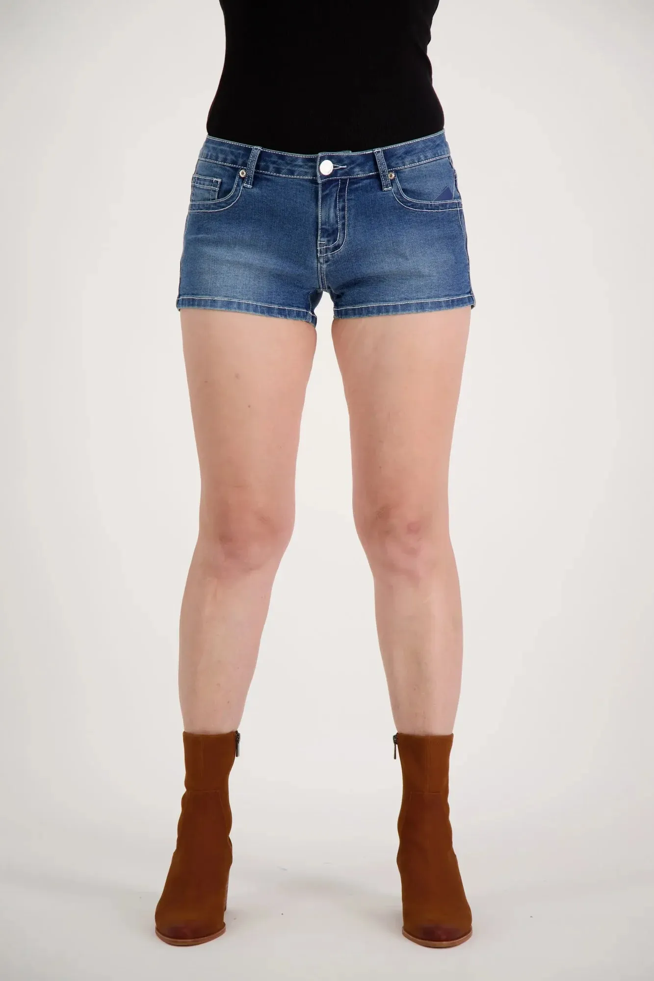 Siena Bling Denim Shorts