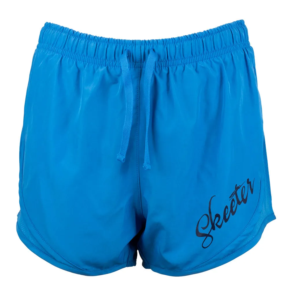 Skeeter Ladies Blue Running Shorts