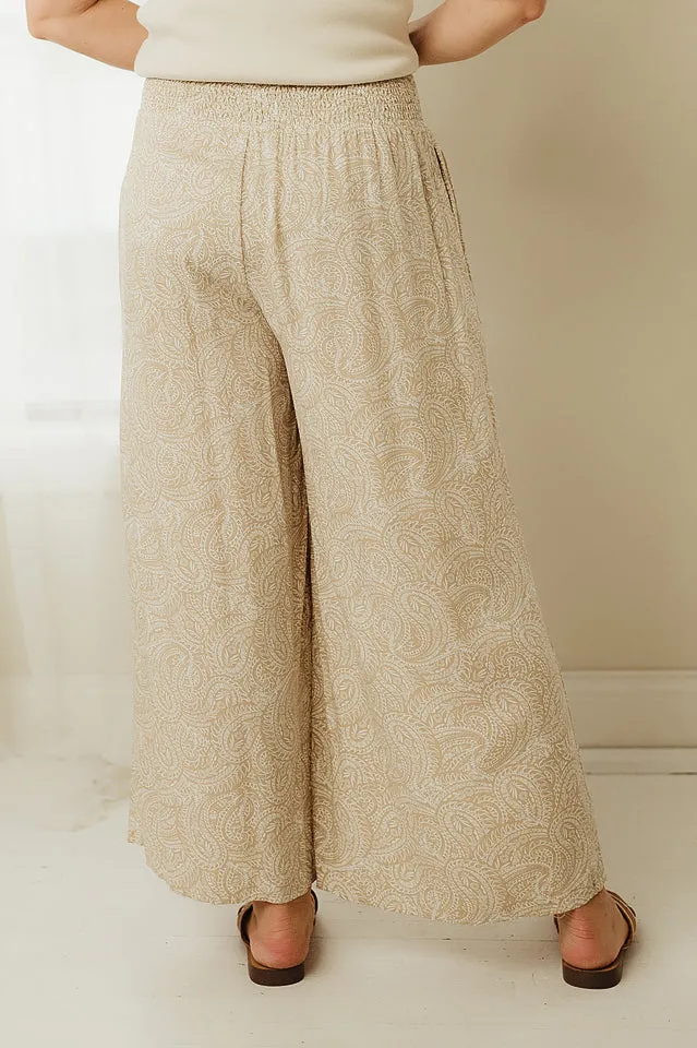 Smocked Boho Pants