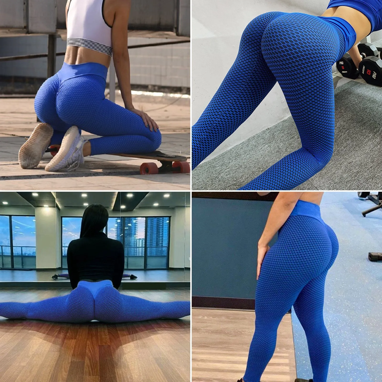 TIK Tok Leggings Women Butt Lifting Workout Tights plus Size Sports High Waist Yoga Pants