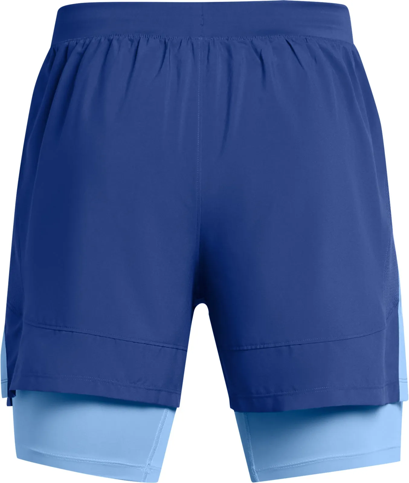 Under Armour Launch 2 In 1 Mens Running Shorts - Blue