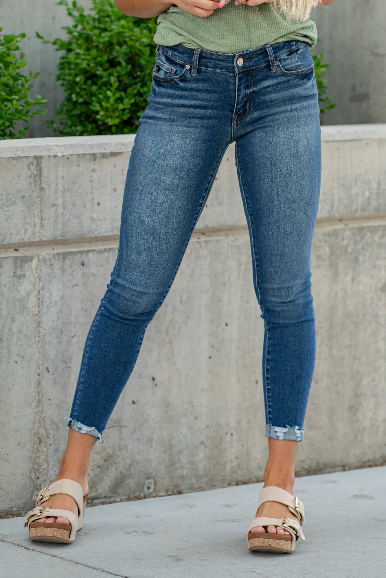 Willow Brooke Mid Rise Ankle Skinny