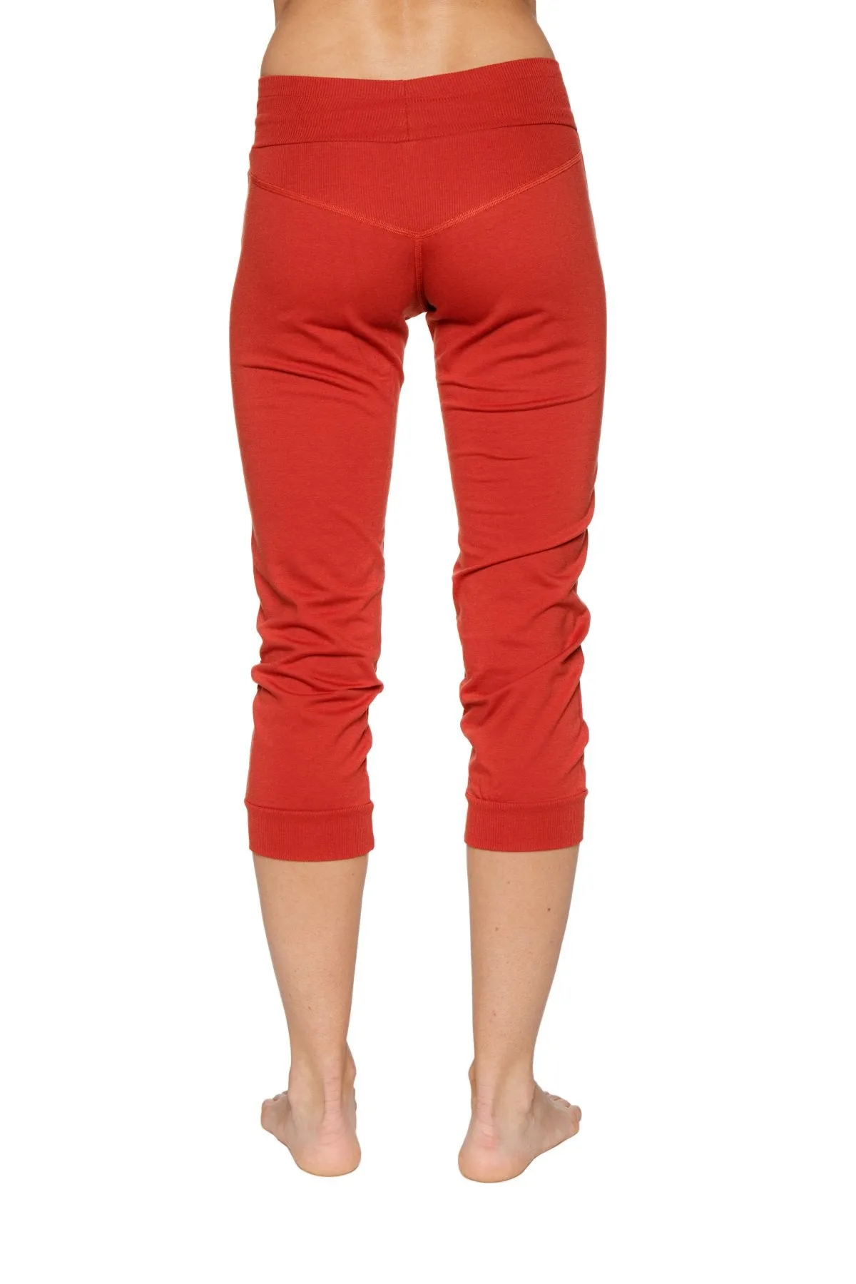 Women's Cuffed Jogger Yoga Pant (Cinnabar)