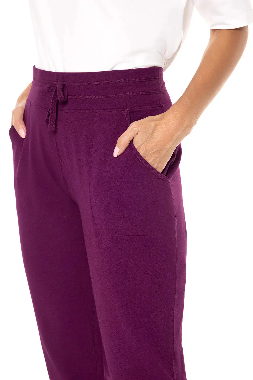 Women's Maho Weekend Pants  |  Rich Plum