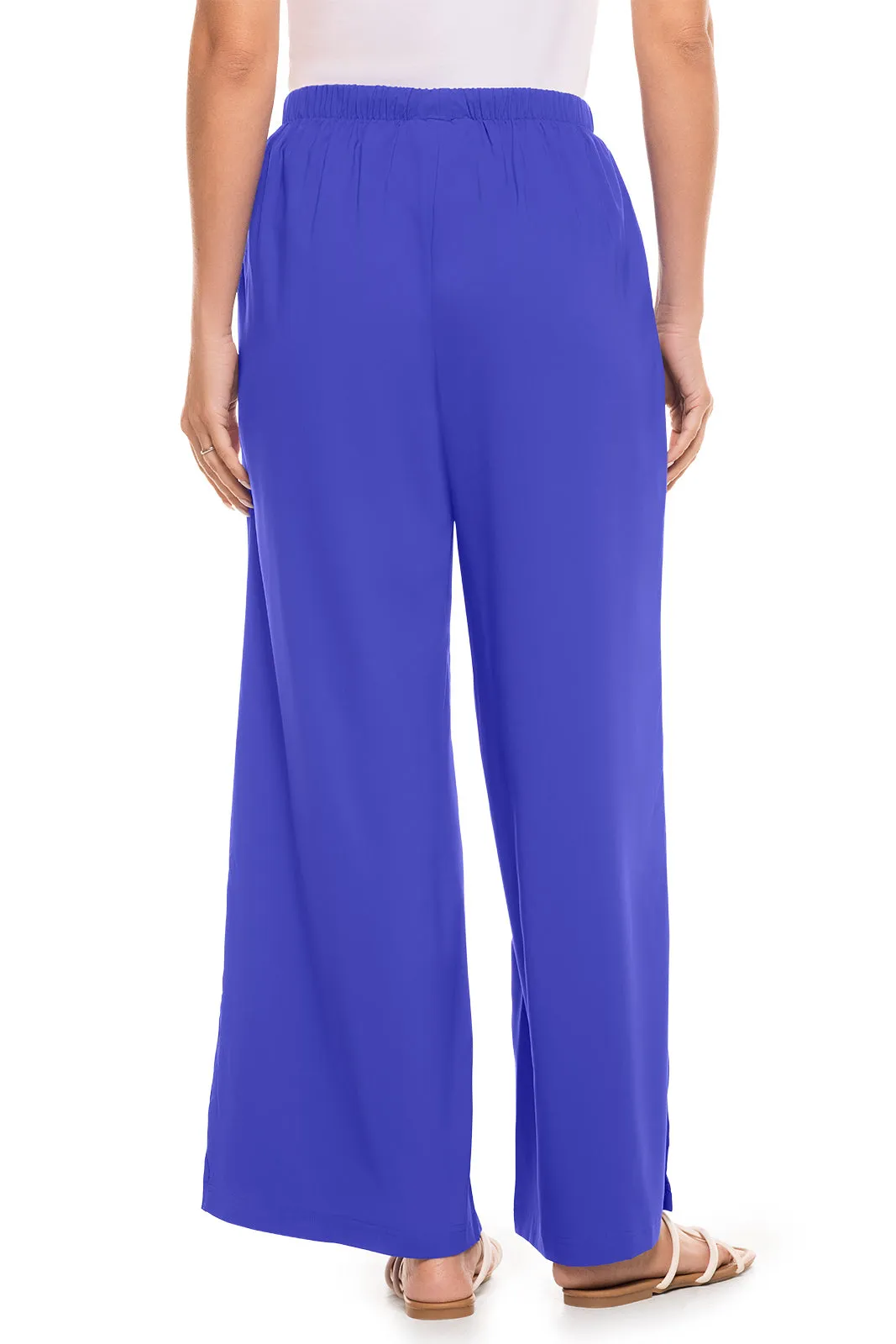 Women's Petra Wide Leg Pants | Baja Blue